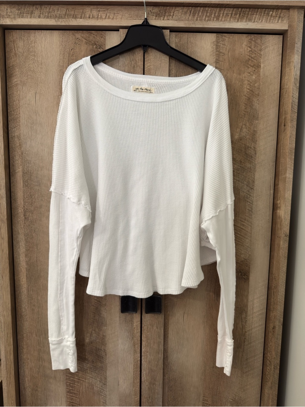 Free People We The Free Long Sleeve Scoop Neck Thermal